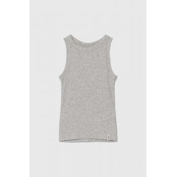 Abercrombie & Fitch top copii culoarea gri