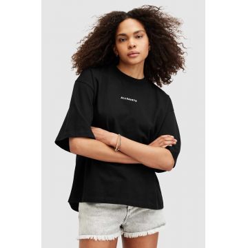 AllSaints tricou din bumbac DISC AMELIE TEE femei, culoarea negru, W082JA