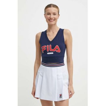 Fila top Laixi femei, culoarea albastru marin, FAW0748