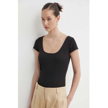 HUGO tricou femei, culoarea negru, 50517209