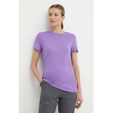 Icebreaker tricou sport Merino 150 Tech Lite III culoarea violet, IB0A56Y8B731