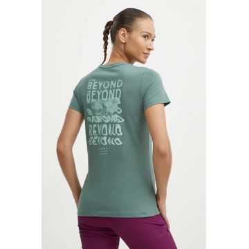 Mammut tricou Massone femei, culoarea verde