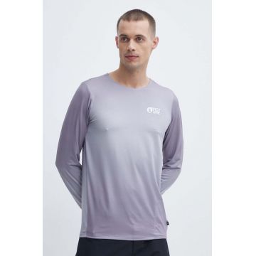 Picture longsleeve sport Osborn Printed culoarea violet, modelator, MTS1074