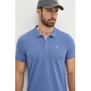 Tommy Jeans polo de bumbac neted, DM0DM18312