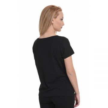 Tricou de dama Biston 45106004, M, bumbac, negru