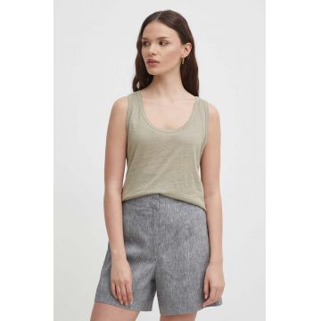 United Colors of Benetton top de in culoarea verde