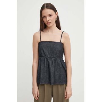 United Colors of Benetton top femei, culoarea negru