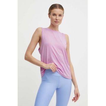 Casall top de yoga Delight culoarea roz