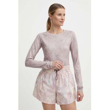 Picture longsleeve sport Acaras Printed culoarea roz, WTS545