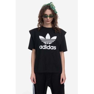 adidas Originals tricou din bumbac IC8805 Tee culoarea negru IC8805-black