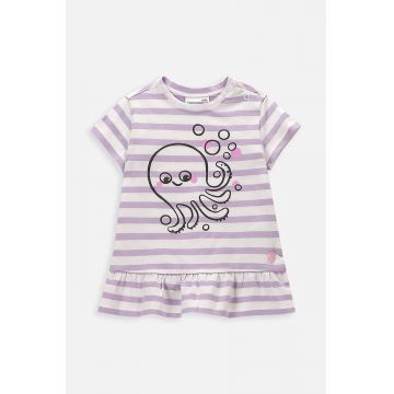 Coccodrillo tricou bebe culoarea violet