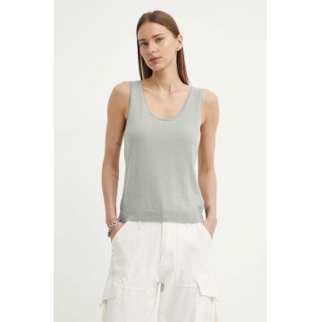 G-Star Raw top din bumbac culoarea verde, D24606-D597