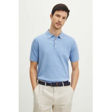 Medicine tricou polo din in barbati, neted