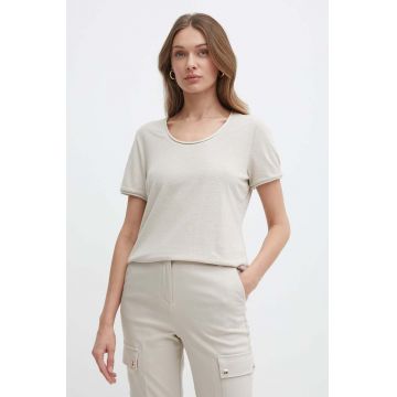 Morgan tricou de in DANIA culoarea bej, DANIA