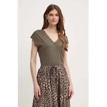 Morgan tricou DEKISS femei, culoarea verde, DEKISS