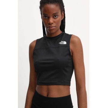 The North Face top femei, culoarea negru, NF0A826DJK31