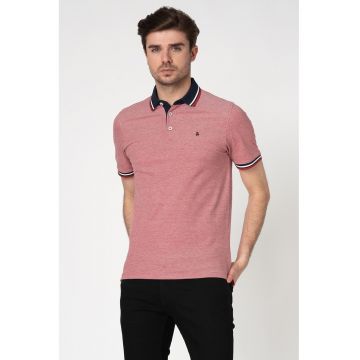 Tricou polo slim fit de bumbac organic Paulos