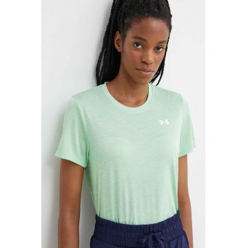 Under Armour tricou de antrenament Tech Twist culoarea verde