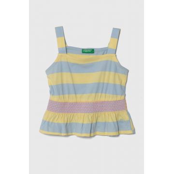 United Colors of Benetton top din bumbac pentru copii