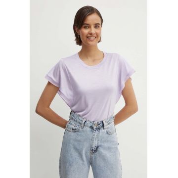 United Colors of Benetton tricou femei, culoarea violet, 37RTD1084