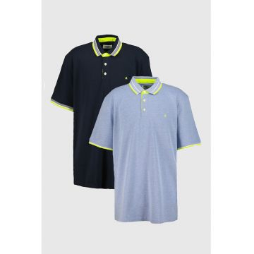 Set de tricouri polo slim fit Paulos - 2 piese