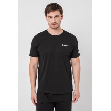 Tricou din bumbac cu detalii logo Basic