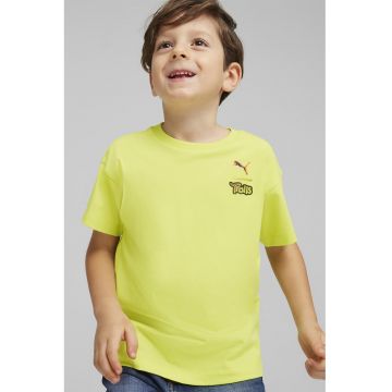 Tricou din bumbac cu model cu troli