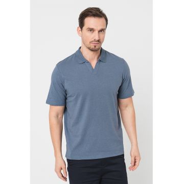 Tricou polo din amestec de in