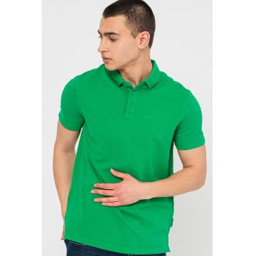 Tricou polo din pique