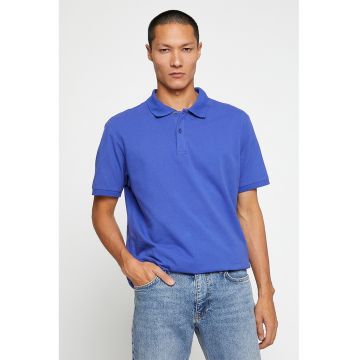 Tricou polo slim fit de bumbac