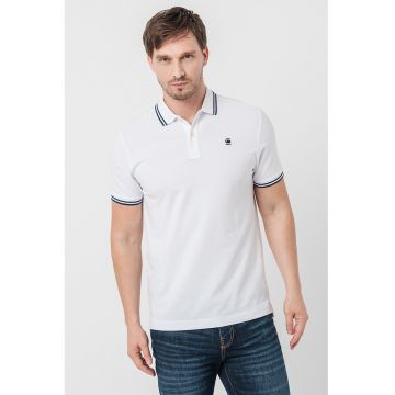 Tricou polo din amestec de bumbac organic Dunda