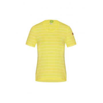 Tricou slim fit cu model in dungi