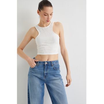 Top crop slim fit