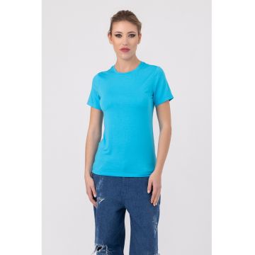 Tricou cu decolteu rotund Franca