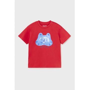 Tricou de bumbac cu imprimeu grafic