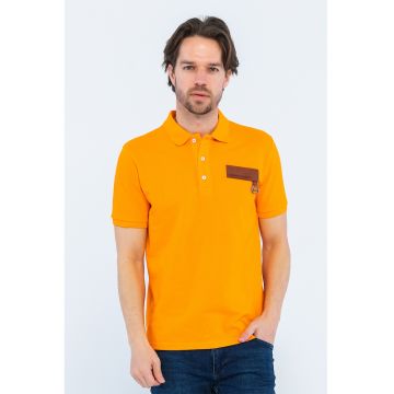 Tricou polo cu aplicatie logo