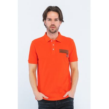 Tricou polo cu aplicatie logo