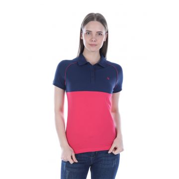 Tricou polo cu doua segmente