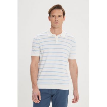 Tricou polo in dungi