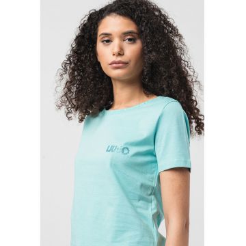 Tricou de bumbac cu aplicatie logo