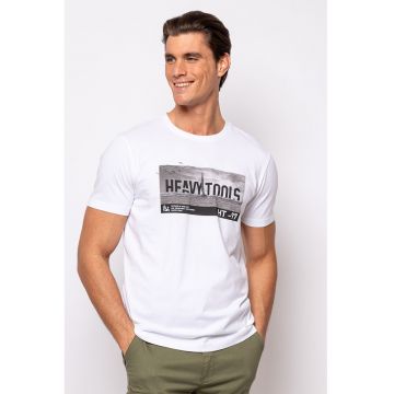 Tricou de bumbac cu imprimeu logo Mike Horizon