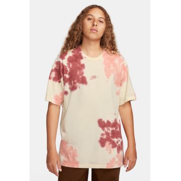 Tricou din bumbac cu imprimeu tie-dye