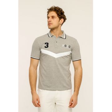 Tricou polo de bumbac Longer