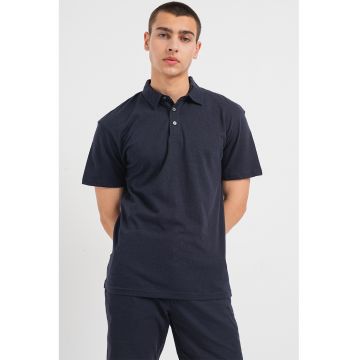 Tricou polo din amestec de in