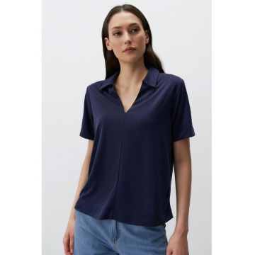 Tricou polo din amestec de modal