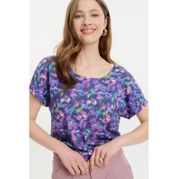 Tricou cu imprimeu floral