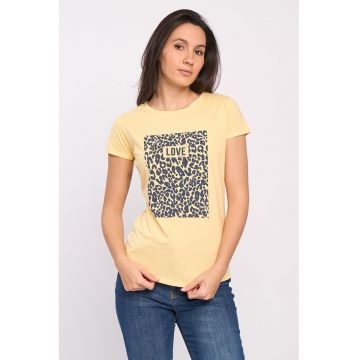 Tricou de bumbac cu imprimeu