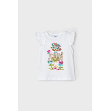 Tricou de bumbac cu imprimeu grafic