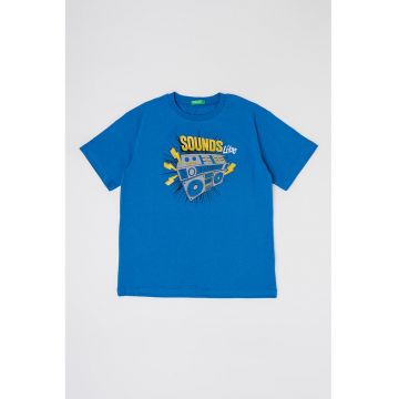 Tricou de bumbac cu imprimeu grafic