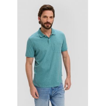 Tricou polo cu buzunar pe piept